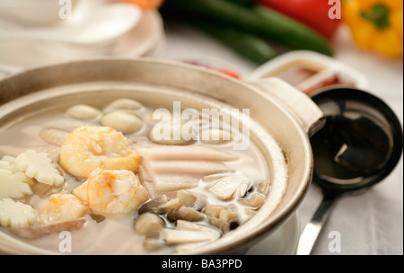 Fonduta di primi piani Foto Stock