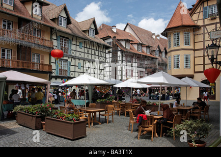 La ricreazione di una vecchia città francese in Malesia Foto Stock