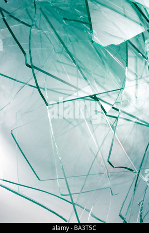 Shattered Glass Foto Stock