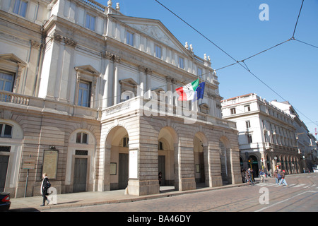 La Scala, Teatro dell'Opera, Milano, Italia Foto Stock