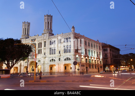 Il Municipio, Via Roma, Cagliari, Sardegna, Italia Foto Stock