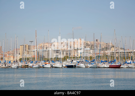 Porto di Cagliari, Sardegna, Italia Foto Stock