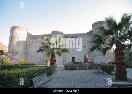 Castello Ursino, Catania, Sicilia, Italia Foto Stock