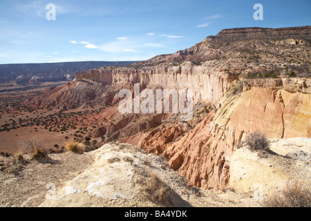 Ranch negli Stati Uniti New Mexico, Abiquiu vicino a Santa Fe Foto Stock