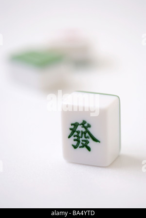 Mah Jong piastrelle dalla Cina Foto Stock