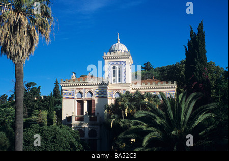 Stile moresco La Villa Mauresque (1880), Hyères, Var Département, Riviera Francese, Provenza, Francia Foto Stock