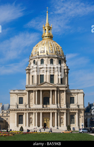 Eglise du Dôme Les Invalides Parigi Francia Foto Stock