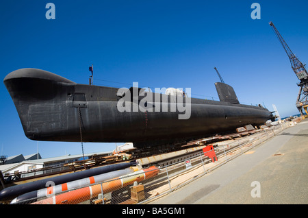 HMAS Forni a Western Australian Maritime Museum. Fremantle, Australia occidentale, Australia Foto Stock