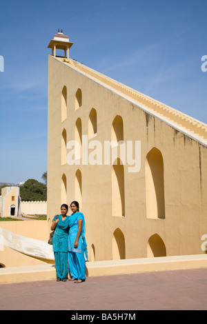 Vraht Samrat Yantra, in Jantar Mantar Observatory, Jaipur, Rajasthan, India Foto Stock