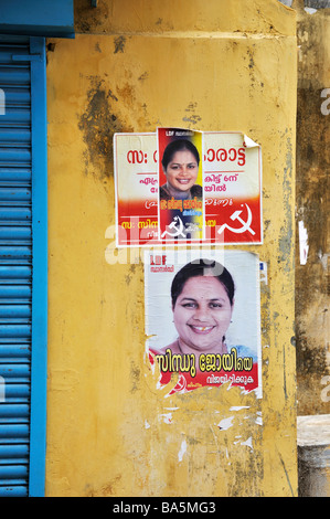 Elettorale indiana posters, 2009 Foto Stock