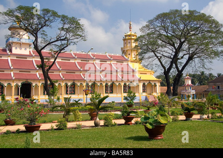 Cao Dai Santa Sede a Tay Ninh Vietnam Foto Stock