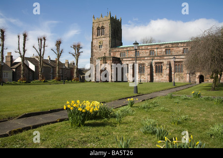 Kirkby Stephen Chiesa Parrocchiale Cumbria Inghilterra UK Marzo la Cattedrale del Dales Foto Stock