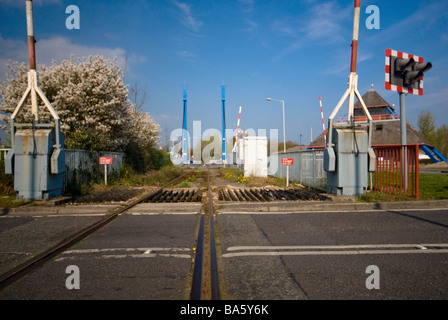 Preston ferroviaria Dock Foto Stock