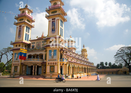 Cao Dai Tay Ninh Santa Sede a Tay Ninh Vietnam Foto Stock