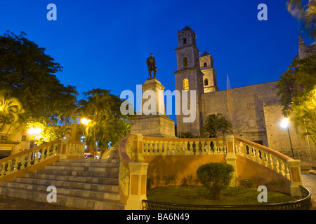 Parque Hidalgo in Merida, Messico Foto Stock