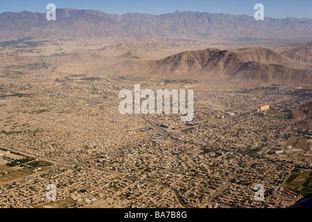 Una veduta aerea di Kabul in Afghanistan Foto Stock