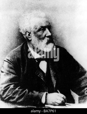 Verne, Jules, 8.2.1828 - 24.3.1905, autore/scrittore francese, a metà lunghezza, Foto Stock