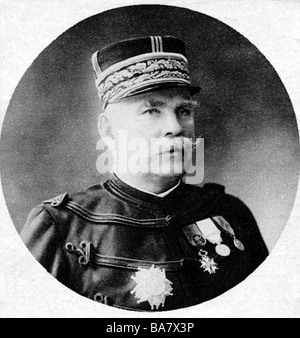 Joffre, Joseph, 21.1.1852 - 3.1.1931, generale francese, Comandante supremo dell'esercito francese 1914 - 1916, ritratto, foto, 1914, Foto Stock