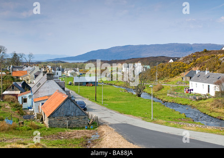 La piccola frazione di Duirinish tra Kyle of Lochalsh e Plockton in Wester Ross Highland Regione Scozia SCO 2378 Foto Stock