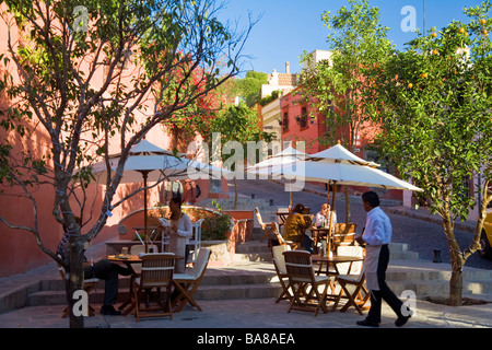 Cafe San Miguel de Allende Mexico Foto Stock