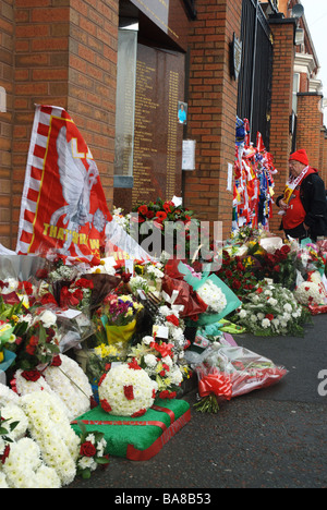 Hillsborough cerimonia commemorativa del XX anniversario 15 Aprile 2009 Foto Stock