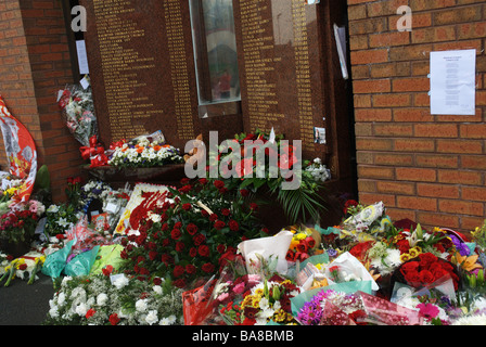 Hillsborough cerimonia commemorativa del XX anniversario 15 Aprile 2009 Foto Stock