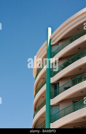 Close-up di dettaglio di un nuovo edificio a Funchal Madeira Foto Stock