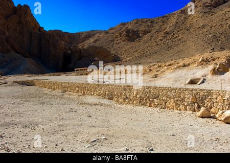 Valle delle Regine, Sito Patrimonio Mondiale dell'UNESCO, necropoli tebana, Luxor, Egitto Foto Stock