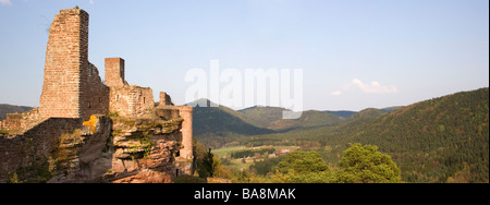 Altdahn castello nei pressi del Palatinato Dahn Germania Aprile 2009 Foto Stock