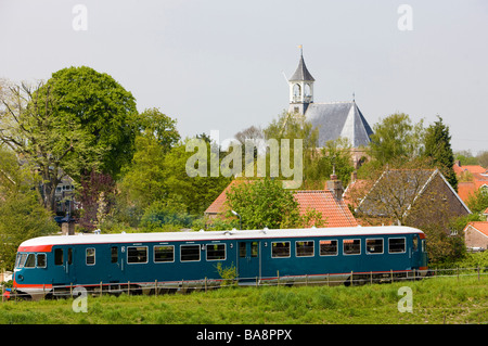 Motore Hoedekenskerke pullman va Hoedekenskerke Zeeland Paesi Bassi Foto Stock