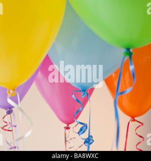 Palloncini colorati Foto Stock