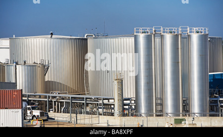 Impianto di trasformazione industriale Foto Stock