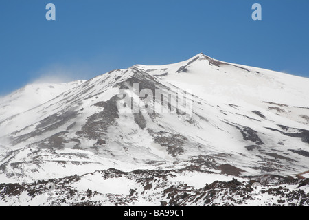 Il monte Etna, Sicilia, Italia Foto Stock