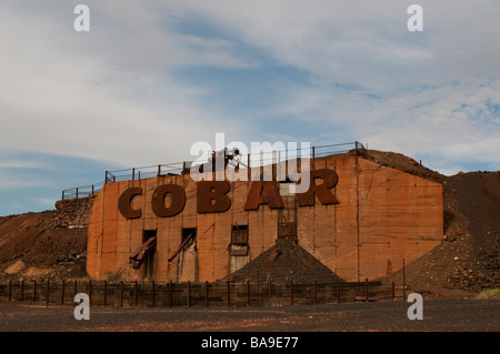 Rame Cobar Aeroporto città mineraria del Nuovo Galles del Sud Australia Foto Stock