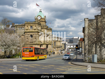 Il Municipio di Manchester Road, Burnley, Lancashire, Inghilterra, Regno Unito Foto Stock