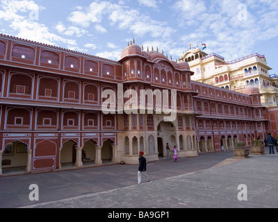 La città di Jaipur palace Rajastan India Foto Stock