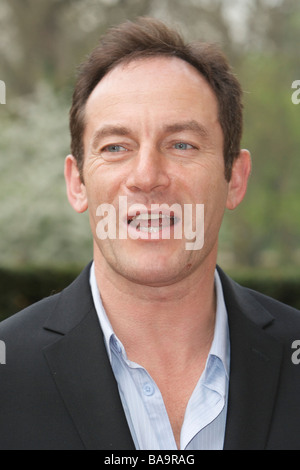 Londra 15 Aprile Pic mostra Jason Isaacs frequentando le nomination BAFTA party Manderin Oriental Hotel Londra xv di aprile 2009 Foto Stock