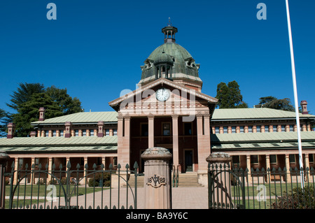 La vecchia casa di corte, ora un museu, su Russel Street, Bathurst, NSW, Australia Foto Stock