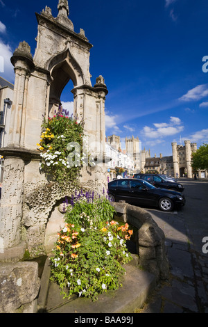 Cattedrale di Wells Somerset England Regno Unito Foto Stock