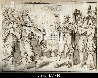 Ipparco, + 514 BC, uomo politico greco, tiranno di Atene 527 514 BC