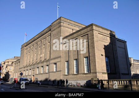 Biblioteca Nazionale di Scozia, George IV Bridge, Edimburgo, Scozia, Regno Unito. Foto Stock