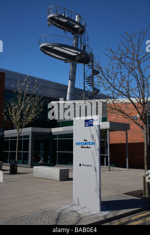 Il centro di innovazione in Irlanda del Nord la scienza park titanic quarter queens isola belfast Irlanda del Nord Regno Unito Foto Stock