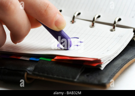 Disegno di un pastello. Foto Stock