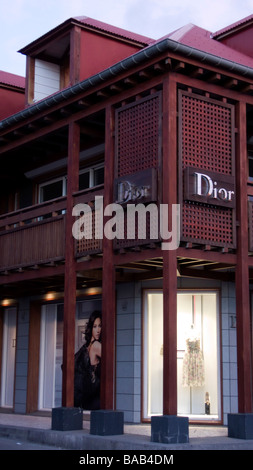 Dior designer boutique Gustavia St Barts Foto Stock