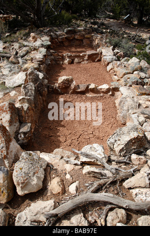 Camere di stoccaggio a tusayan le rovine e il museo bordo sud del parco nazionale del Grand Canyon arizona usa Foto Stock
