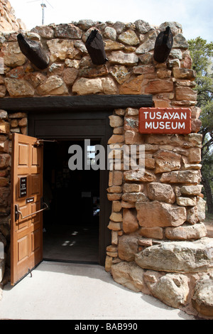 Ingresso al museo tusayan bordo sud del parco nazionale del Grand Canyon arizona usa Foto Stock