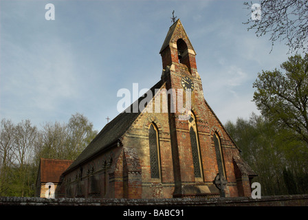 La Chiesa della Santa Trinità, Ebernoe, West Sussex. Foto Stock
