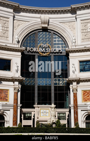 Ingresso al Forum Shops at Caesars palace las vegas boulevard las vegas nevada usa Foto Stock