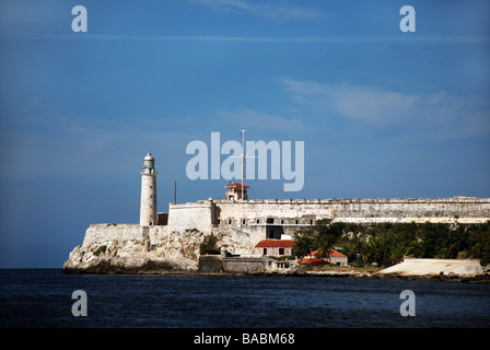 Il Castillo de Tres Reyes del Morro, Havana, Cuba Foto Stock