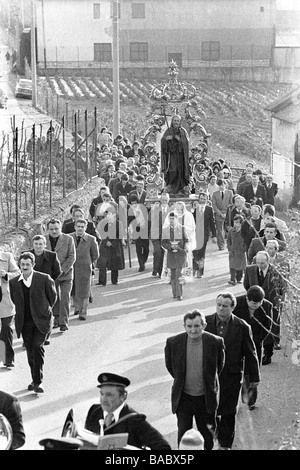 Brianza immagine storica 1960 1970 Foto Stock